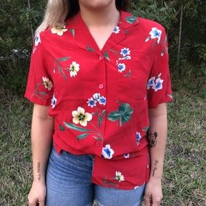 Alfred Dunner Floral Button Up SOLD